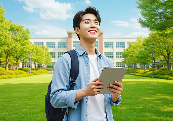 JPG 나무 편집이미지 남학생 대학생 교실 기술 웃음 잔디 생활 친구 학습 태블릿 교양 대학교 신입생 의료성형뷰티 편집실사 AI인물포토 AI콘텐츠 식물 학생 교육 남자 학교 관계 표정 전자제품 스마트기기 CG 파일형식 AI포토