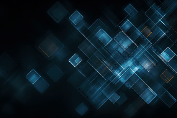 JPG 모양 편집이미지 디자인 백그라운드 모션 추상 그래픽 파란색 빛 디지털 어둠 정사각형 겹침 기하학 이미지편집 AI컴퓨터그래픽 AI콘텐츠 도형 컬러 무늬 파일형식