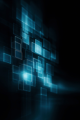 JPG 편집이미지 예술 백그라운드 형상 미술 컴퓨터그래픽 그래픽 파란색 빛 사각형 모던 창의성 디지털아트 이미지편집 AI컴퓨터그래픽 AI콘텐츠 도형 컬러 문화예술 파일형식