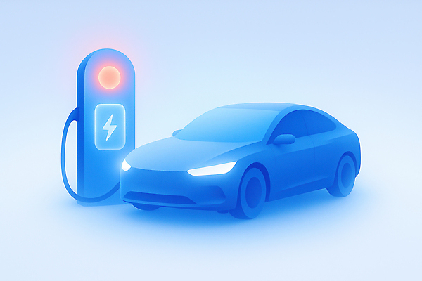 JPG 디자인 백그라운드 이동 일러스트 자동차 미래 기술 파란색 환경 에너지 전기에너지 서비스 모던 충전 전기자동차 충전기 충전소 국내일러스트 AI일러스트 AI콘텐츠 육상교통 컬러 컨셉 기계 파일형식