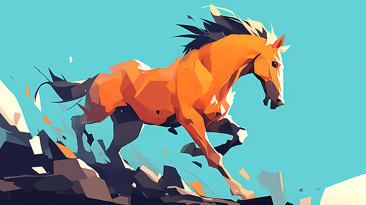 JPG 동물 디자인 예술 컬러 백그라운드 일러스트 자연 하늘 추상 풍경 달리기 운동 주황색 힘 말_게임 역동적 조형 생동감 힘찬 국내일러스트 병오년 붉은말 AI일러스트 AI콘텐츠 컨셉 무늬 모션 건강 말_동물 생태계 파일형식 2026년
