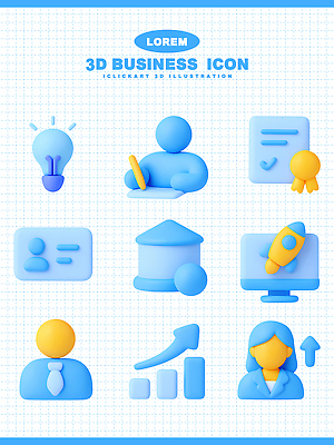 PSD 아이콘 디자인 회사 비즈니스 그래프 아이디어 기술 사람 금융 컴퓨터 3D아이콘 자료 결과 분석 혁명 인증 컨셉 경제 전자제품 파일형식