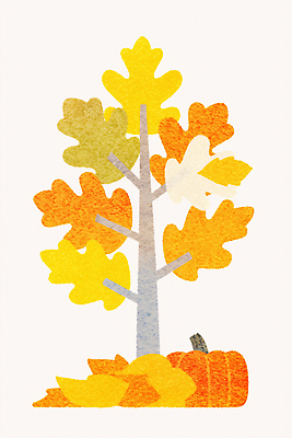 JPG 나무 계절 감정 컬러 단풍 잎 일러스트 자연 호박 따뜻함 풍경 장식 가을 표현 심플 화사함 조화 가을축제 국내일러스트 AI일러스트 AI콘텐츠 식물 컨셉 채소 축제 생태계 파일형식 가을_계절