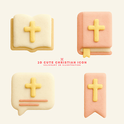PSD 편집이미지 디자인 기념일 기독교 음식 십자가 디저트 선물 장식 쿠키 축제 성경 파스텔 핸드메이드 아기자기 편집3D 종교 컨셉 종교용품 학용품 이벤트 3D 파일형식