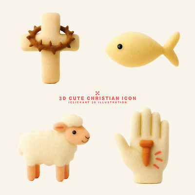 PSD 편집이미지 손 디자인 기독교 종교 십자가 어류 3D 양 예수 질감 예배 부드러움 상징물 편집3D 상징 포유류 신체부위 수중동물 신_종교 감각 디지털합성 파일형식