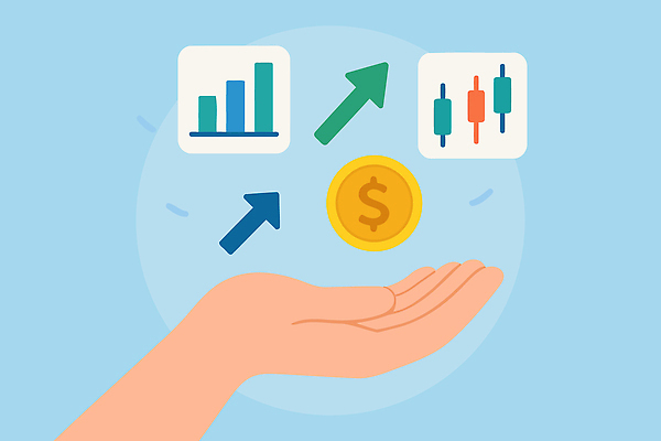 손 일러스트 통계 그래프 기술 실험 금융 경제 유행 동전 자료 거래 주식 하락 분석 투자 상승 서류판 소프트웨어 국내일러스트 AI파일 컨셉 돈 비즈니스 신체부위 사무용품 파일형식 벡터