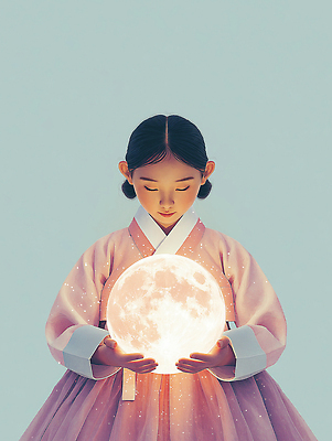 JPG 편집이미지 한국문화 전통 아시아 가족 자연 소녀 소년 빛 고요 꿈 양손 달 아기 분위기 한복 오브젝트 성별 이미지편집 AI컴퓨터그래픽 AI콘텐츠 자연요소 동양문화 한국전통 손 여자 남자 나라 어린이 컨셉 관계 한국 사람 전통의상 생태계 파일형식