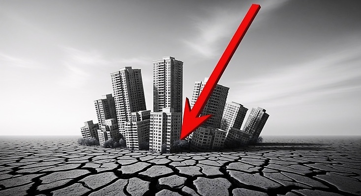 JPG 편집이미지 건축 날씨 미래 아파트 그림자 풍경 건물 환경 손상 슬픔 도시 변화 황폐 자연재해 생태계 고립 회복 이미지편집 AI컴퓨터그래픽 AI콘텐츠 건축물 감정 컨셉 주택 재해 파일형식