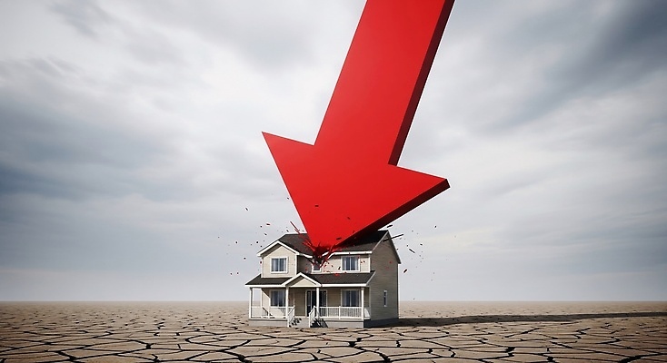 JPG 편집이미지 화살표 상징 자연 날씨 주택 건조 경고 환경 손상 표현 변화 떨어짐 땅 붕괴 기후변화 어려움 위기 이미지편집 AI컴퓨터그래픽 AI콘텐츠 컨셉 건물 생태계 파일형식