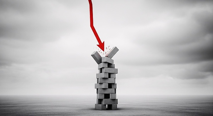 JPG 모양 편집이미지 디자인 예술 상징 생각 하늘 추상 경고 힘 블록 손상 기둥 구조물 위험 균형 신호 불안정 무너짐 이미지편집 AI컴퓨터그래픽 AI콘텐츠 건축 컨셉 무늬 모션 파일형식