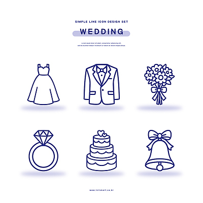 아이콘 디자인 드레스 꽃다발 결혼 결혼식 정장 그래픽 장식 케이크 종 반지 심플 준비물 2D아이콘 AI파일 옷 꽃 장신구 디저트 이벤트 파일형식 벡터