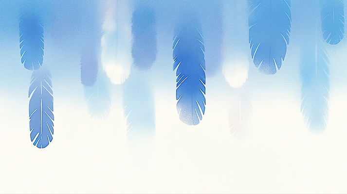 JPG 감정 예술 컬러 일러스트 모션 자연 하늘 아침 풍경 파란색 고요 변화 떨어짐 깃털 부드러움 조용 조화 깊이 뷰티풀 국내일러스트 AI일러스트 AI콘텐츠 주간 컨셉 감각 생태계 파일형식