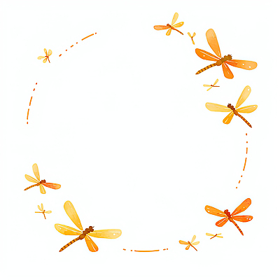 JPG 곤충 날개 일러스트 자연 하늘 생명 날씨 수채화 밝음 풍경 여름 노란색 평화 고요 자유 비행 투명 팔레트 잠자리 온도 뷰티풀 국내일러스트 AI일러스트 AI콘텐츠 동물 계절 컬러 컨셉 생태계 파일형식