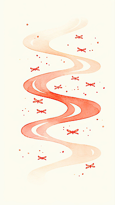 JPG 디자인 리본 컬러 백그라운드 패턴 일러스트 자연 그래픽 장식 고요 잠자리 그림 부드러움 뷰티풀 창의성 파스텔톤 국내일러스트 AI일러스트 AI콘텐츠 곤충 무늬 감각 생태계 파일형식