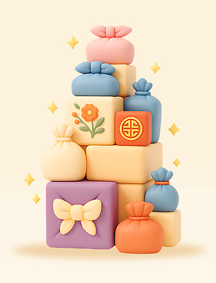 모양 PSD 편집이미지 디자인 행복 감정 컬러 재료 포장 아이디어 선물 장식 상자 추석 축제 일렬 창의성 추석선물 편집3D 명절 컨셉 3D 파일형식 명절선물