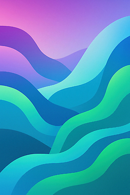 JPG 편집이미지 디자인 물결 예술 컬러 백그라운드 패턴 곡선 미술 풍경 그래픽 초록색 파란색 디지털 모던 부드러움 조화 창의성 이미지편집 AI컴퓨터그래픽 AI콘텐츠 선 무늬 문화예술 감각 파일형식