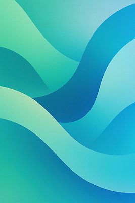 JPG 모양 편집이미지 디자인 물결 예술 컬러 백그라운드 패턴 자연 추상 그래픽 초록색 파란색 흐름 편안함 모던 부드러움 조화 창의성 이미지편집 AI컴퓨터그래픽 AI콘텐츠 컨셉 무늬 감각 생태계 파일형식