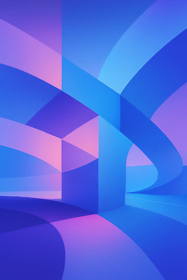 JPG 모양 편집이미지 디자인 예술 분홍색 컬러 백그라운드 패턴 곡선 추상 파란색 디지털 공간 매력적 구출 모던 기하학 조화 이미지편집 AI컴퓨터그래픽 AI콘텐츠 선 컨셉 무늬 도움 파일형식