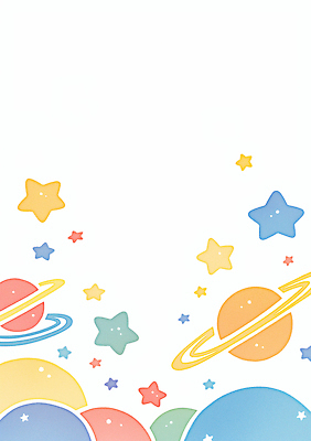 JPG 디자인 별 컬러 백그라운드 무지개 일러스트 추상 그래픽 장식 우주 행성 색칠 편안함 신비 그림 우주여행 상상력 창의성 국내일러스트 AI일러스트 AI콘텐츠 자연요소 여행 컨셉 무늬 감각 파일형식