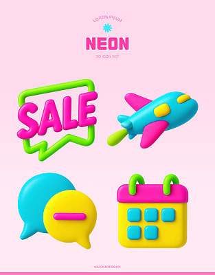 PSD 편집이미지 디자인 컬러 비행기 그래픽 세트 세일 달력 알림 모던 네온 소통 마케팅 밝은색 편집3D 컨셉 항공교통 대중교통 3D 파일형식