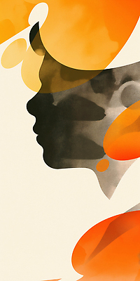 JPG 모양 디자인 감정 예술 컬러 일러스트 표정 사람 옆모습 감각 그림 뷰티풀 창의성 스타일 국내일러스트 AI일러스트 AI콘텐츠 뷰포인트 파일형식