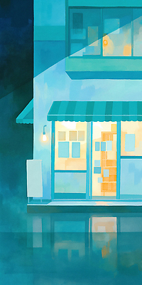 JPG 예술 컬러 여행 일러스트 창문 바람 조명 거리 따뜻함 그림자 내부 빛 평화 상점 분위기 신비 오브젝트 모던 그림 조용 국내일러스트 AI일러스트 AI콘텐츠 자연요소 컨셉 날씨 파일형식