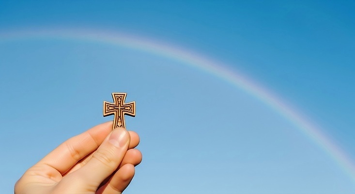 JPG 편집이미지 손 종교 컬러 십자가 무지개 자연 하늘 평화 희망 천국 복음 뷰티풀 의료성형뷰티 편집실사 AI인물포토 AI콘텐츠 자연요소 감정 컨셉 신체부위 CG 생태계 파일형식 AI포토