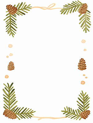 JPG 자연요소 식물 디자인 계절 꽃 잎 크리스마스 일러스트 자연 따뜻함 목재 장식 고요 소나무 테두리 솔방울 조화 색감 국내일러스트 AI일러스트 AI콘텐츠 나무 기념일 재료 생태계 파일형식