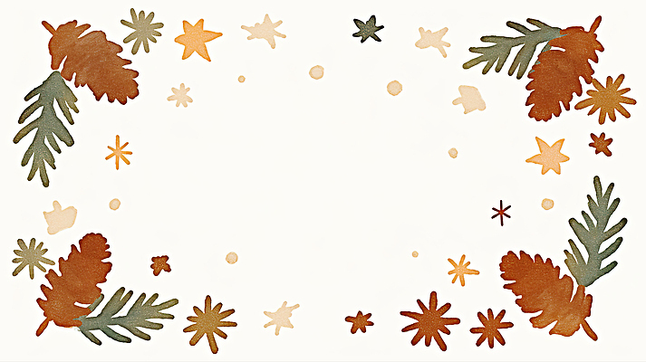 JPG 식물 디자인 계절 별 예술 컬러 백그라운드 일러스트 자연 나뭇잎 따뜻함 장식 갈색 편안함 테두리 창의성 국내일러스트 AI일러스트 AI콘텐츠 자연요소 잎 감각 생태계 파일형식