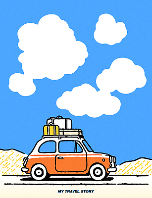 도로 모래 여행 일러스트 상상 하늘 풍경 평화 주황색 행선지 드라이브 자유 도전 짐 즐거움 출발 국내일러스트 AI파일 감정 길 컬러 컨셉 교통시설 운전 파일형식 벡터