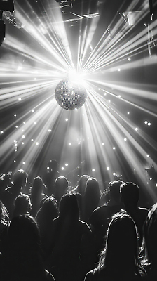 JPG 편집이미지 음악 조명 흑백 여러명 파티 축제 무대 분위기 군중 즐거움 소음 스포트라이트 순간 의료성형뷰티 이미지편집 AI인물포토 AI콘텐츠 감정 다수 컨셉 문화예술 촬영기법 사람 이벤트 소리 파일형식 AI포토