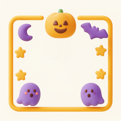 JPG 편집이미지 캐릭터 감정 별 백그라운드 호박 프레임 장식 귀여움 축제 할로윈 야구방망이 달 유령 색감 테마 편집3D AI컴퓨터그래픽 AI콘텐츠 자연요소 컨셉 채소 3D 야구용품 파일형식