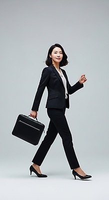 JPG 주간 편집이미지 옷 여자 서류가방 비즈니스 직장 정장 사무실 자신감 모던 도보 의료성형뷰티 세련 편집실사 AI인물포토 AI콘텐츠 자연요소 감정 가방 회사 사람 CG 파일형식 AI포토