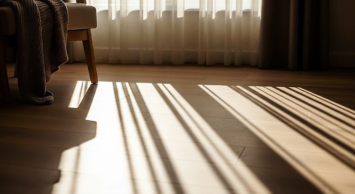 JPG 편집이미지 디자인 가구 바닥 따뜻함 그림자 햇빛 사각형 일몰 공간 방 커튼 분위기 편안함 오후 편집실사 AI포토 AI콘텐츠 도형 생활용품 컨셉 태양 노을 감각 CG 파일형식