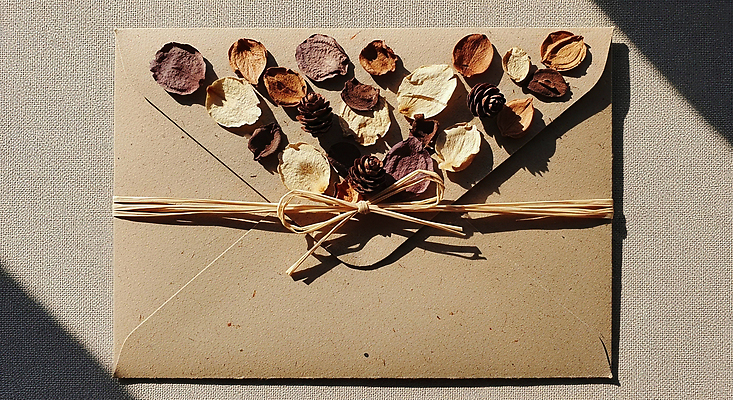 JPG 편집이미지 디자인 예술 자연 아침 나뭇잎 봉투 장식 햇빛 조개껍데기 수공예 DIY 아기자기 편집실사 AI포토 AI콘텐츠 주간 컨셉 잎 조개 취미 태양 공예 CG 생태계 파일형식