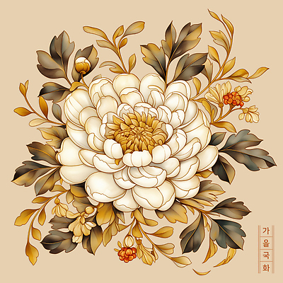 PSD 식물 디자인 꽃 예술 꽃다발 백그라운드 잎 일러스트 자연 생명 국화 풍경 장식 정원 고요 화사함 뷰티풀 국내일러스트 컨셉 생태계 파일형식