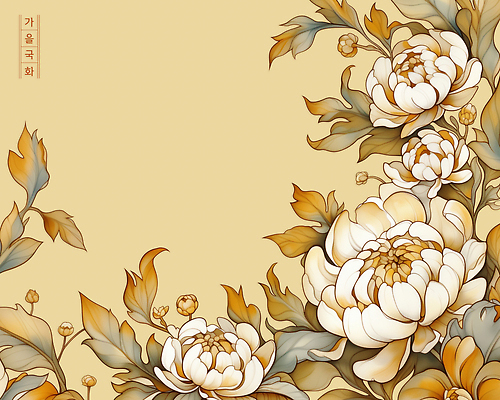 PSD 디자인 꽃 예술 백그라운드 잎 패턴 일러스트 자연 따뜻함 장식 그림 부드러움 감성 조화 뷰티풀 색감 국내일러스트 식물 컨셉 무늬 감각 생태계 파일형식