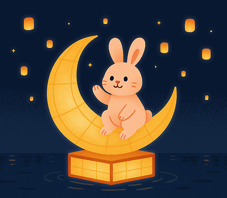 PSD 손 감정 여유 컬러 조각 일러스트 밤하늘 밝음 풍경 장식 귀여움 달 등불 토끼 달빛 즐거움 몽환 국내일러스트 자연요소 컨셉 포유류 하늘 조명 신체부위 반려동물 야간 파일형식