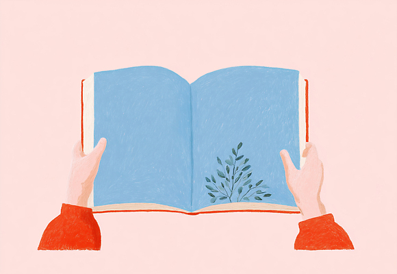 JPG 식물 손 예술 일러스트 상상 자연 책 독서 공간 양손 마음 읽기 그림 창의력 창작 국내일러스트 AI일러스트 AI콘텐츠 모션 신체부위 생태계 파일형식