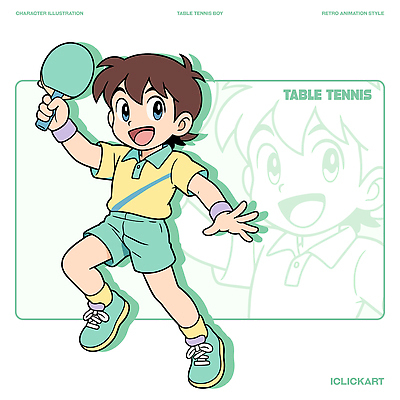 캐릭터 스포츠 포즈 백그라운드 일러스트 학교 모션 웃음 소년 취미 친구 운동 게임 유머 탁구 밝은색 생동감 일러캐릭터 AI파일 교육 남자 감정 어린이 관계 놀이 표정 건강 구기 파일형식 벡터