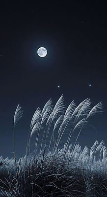 JPG 식물 편집이미지 자연 하늘 바람 휴식 조명 풍경 고요 달 연못 달빛 뷰티풀 편집실사 AI컴퓨터그래픽 AI콘텐츠 자연요소 컨셉 날씨 CG 생태계 파일형식