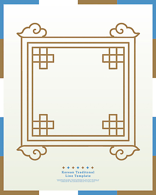 전통 디자인 문화 예술 컬러 패턴 일러스트 추상 프레임 한국 그래픽 장식 디지털 공간 작품 창살 조화 뷰티풀 제안 스타일 국내일러스트 AI파일 아시아 무늬 미술 파일형식 벡터