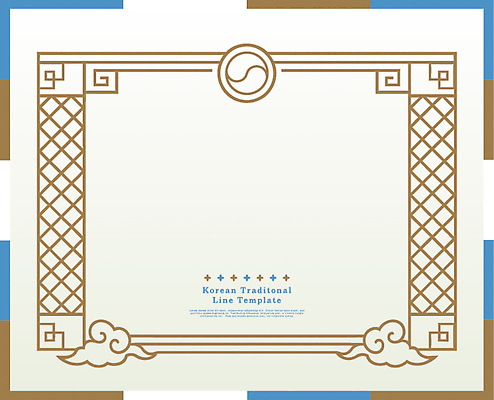 전통 문양 디자인 문화 예술 선 컬러 백그라운드 패턴 일러스트 프레임 한국 서양음식 장식 우아함 태극 창살 기하학 뷰티풀 세련 국내일러스트 AI파일 아시아 음식 컨셉 무늬 파일형식 벡터