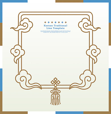 전통 문양 손글씨 문화 예술 선 컬러 백그라운드 패턴 일러스트 도안 프레임 한국 그래픽 장식 고리 인쇄 그림 창살 국내일러스트 AI파일 아시아 무늬 파일형식 벡터