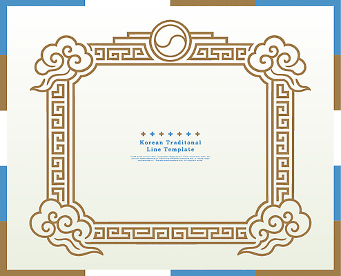 전통 문양 디자인 문화 예술 컬러 백그라운드 패턴 일러스트 프레임 한국 틀 장식 스크린 서식 태극 창살 기하학 조화 뷰티풀 창작 국내일러스트 AI파일 아시아 무늬 파일형식 벡터