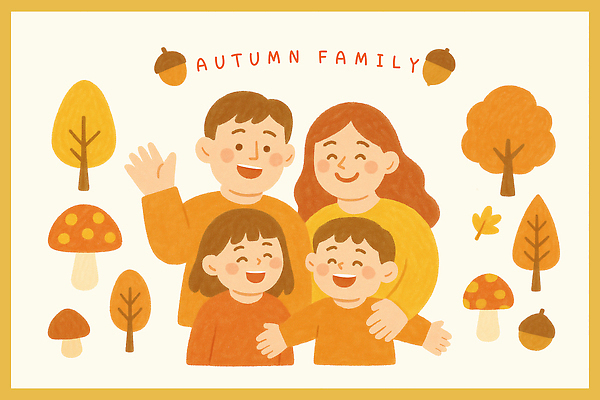 PSD 나무 행복 컬러 일러스트 가족 모션 자연 함께함 따뜻함 사랑 웃음 풍경 환경 버섯 소중 즐거움 순간 풍요 국내일러스트 식물 감정 컨셉 관계 표정 생태계 파일형식