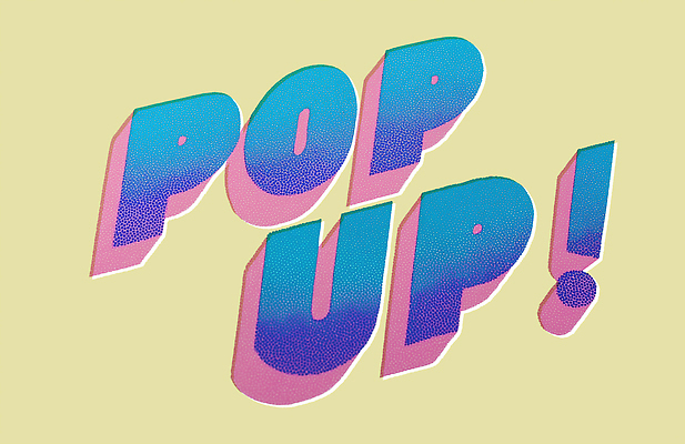 PSD 문자 디자인 컬러 백그라운드 일러스트 팝업 이벤트 타이포그라피 그래픽 유행 디지털 매력적 표현 분위기 즐거움 모던 그림 창의성 스타일 국내일러스트 리소그라피 감정 컨셉 파일형식