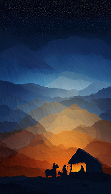 JPG 컬러 여행 일러스트 자연 하늘 휴식 산 사람 풍경 야외 파란색 햇빛 평화 감상 말_게임 저녁 조화 산맥 국내일러스트 AI일러스트 AI콘텐츠 컨셉 태양 야간 생태계 파일형식