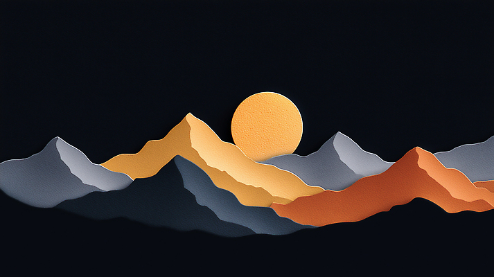 JPG 편집이미지 컬러 자연 하늘 산 형상 풍경 태양 평화 노을 저녁 지평선 윤곽 뷰티풀 이미지편집 AI컴퓨터그래픽 AI콘텐츠 자연요소 컨셉 야간 생태계 파일형식