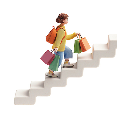 PSD 편집이미지 옷 행복 감정 컬러 가방 소녀 일상 빨간색 쇼핑 운동 계단 도전 하모니 세련 편집3D 잡화 여자 어린이 노래 건강 라이프 3D 파일형식